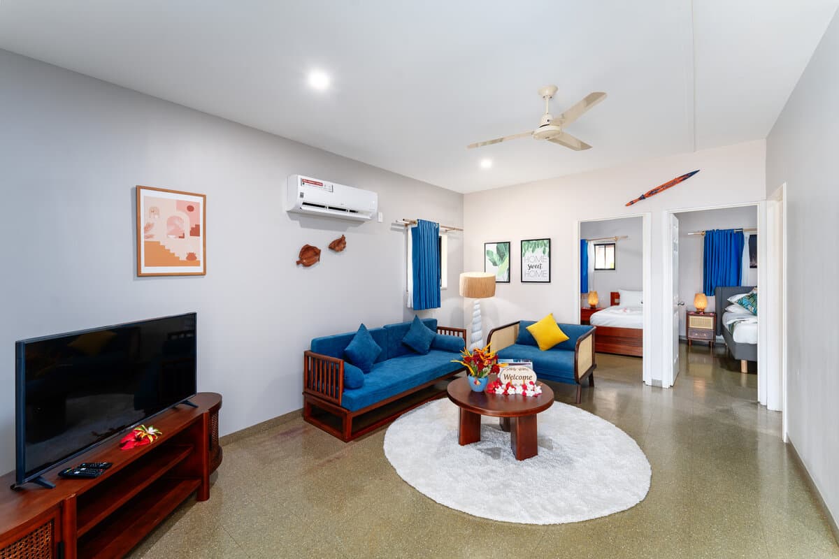 Crystal clear lagoon waters